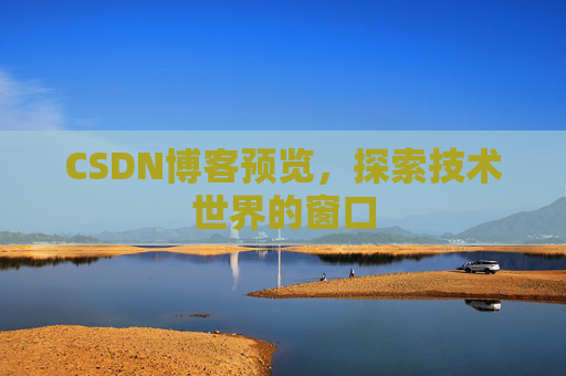 CSDN博客预览，探索技术世界的窗口